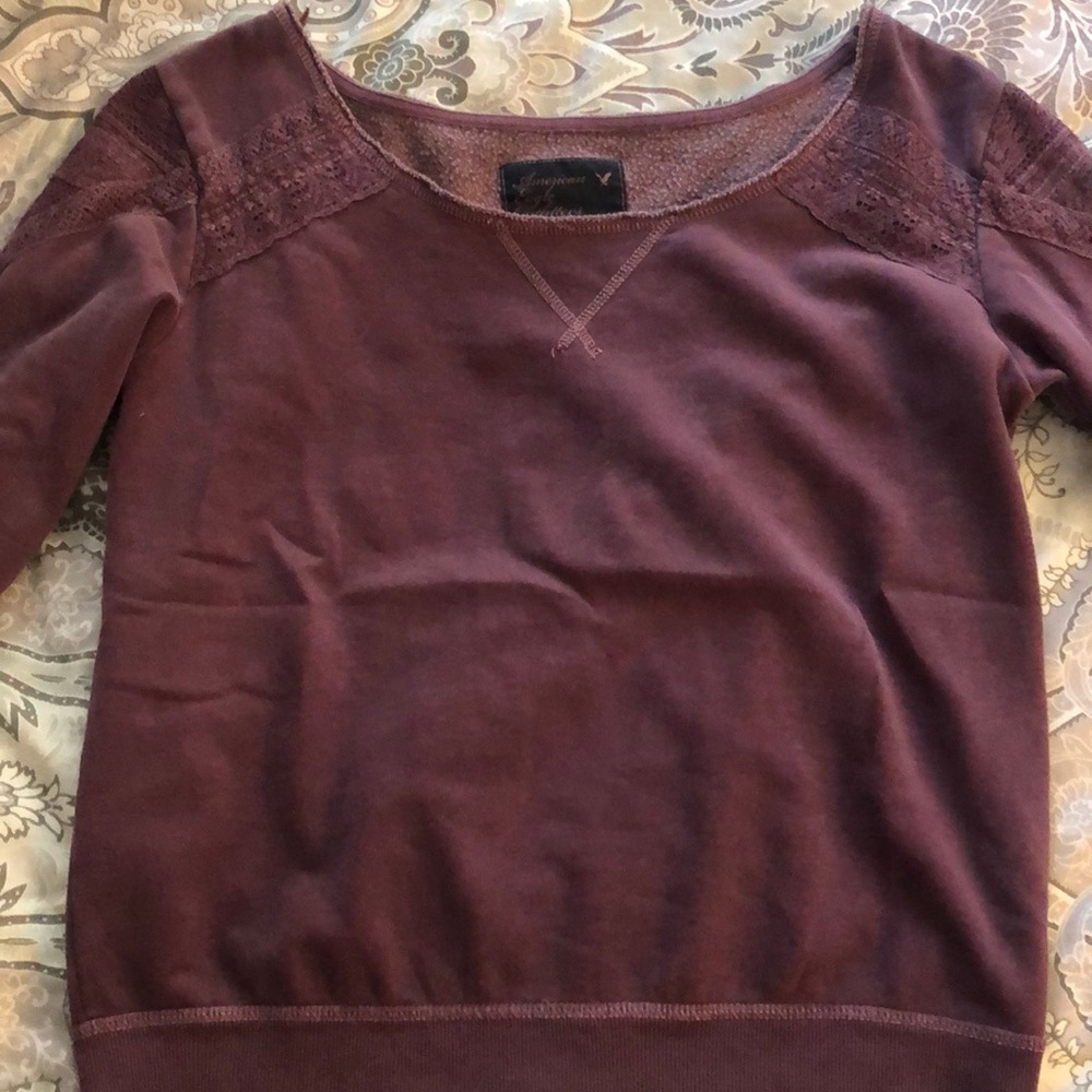 American Eagle Quarter Sleeve Sweater